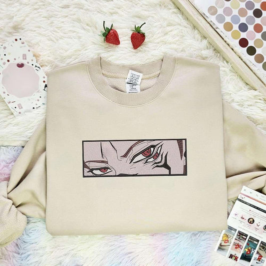Sukuna Eyes Jujutsu Kaisen Anime Embroidered Shirt
