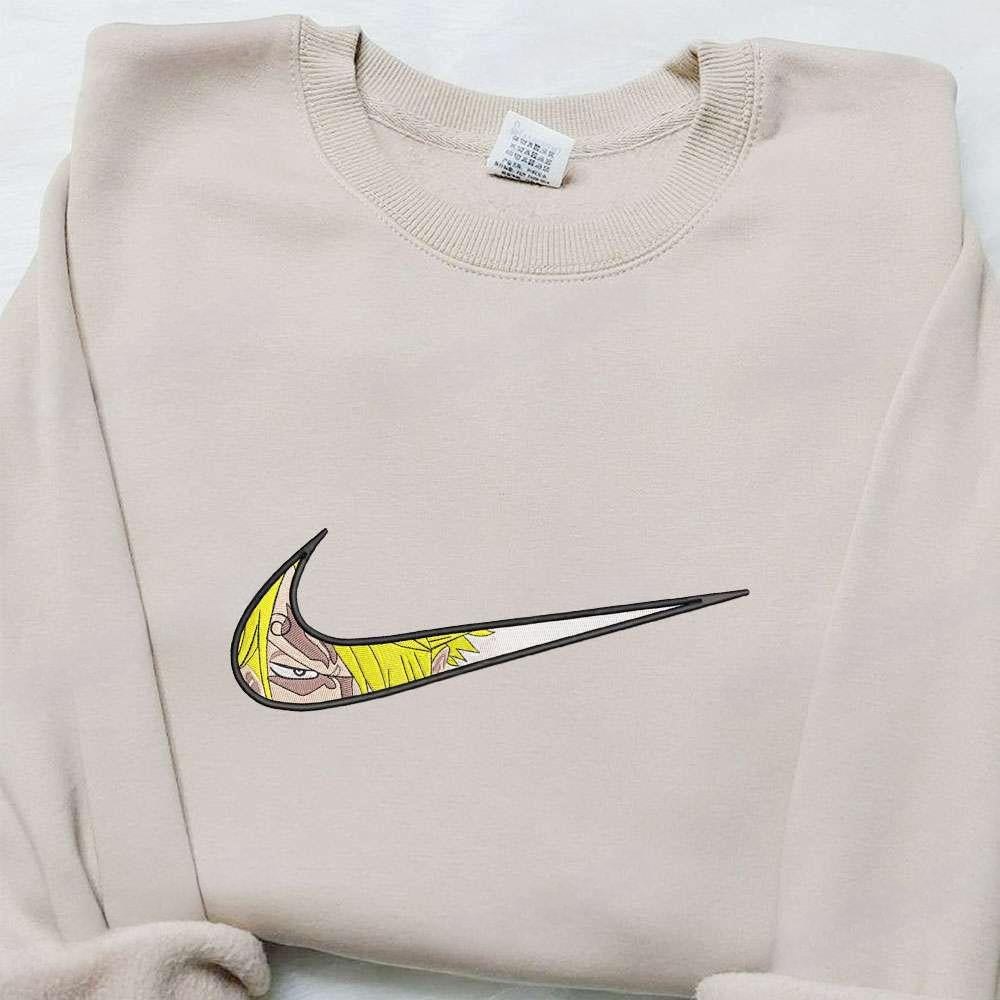 Swoosh Anime X Vinsmoke Sanji Embroidered Hoodie Cool Anime Clothing