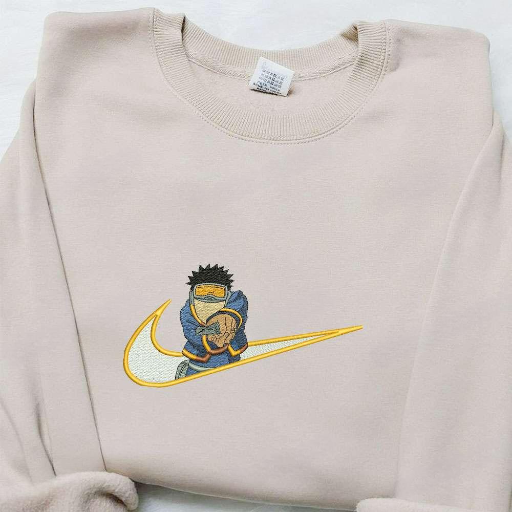 Uchiha Obito Naruto Anime Embroidered Shirt