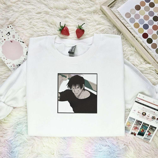 Toji Fushiguro Jujutsu Kaisen Anime Embroidered Shirt