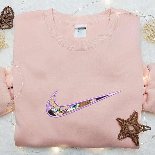 Trunk X Swoosh Anime Embroidered Hoodie Cool Anime Clothing