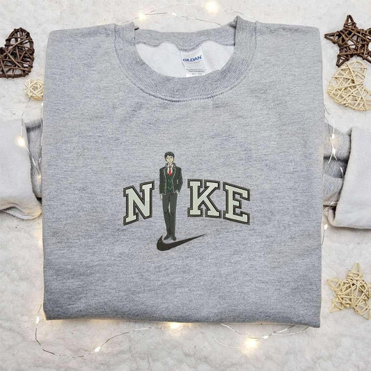 Sueharu Maru x Nike Anime Embroidered Sweatshirt Nike Inspired Embroidered Hoodie Best Birthday Gift Ideas