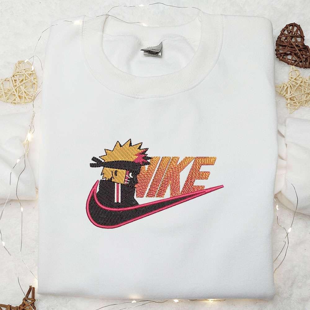 Uzumaki Naruto Anime Embroidered Shirt , Anime Embroidered T-shirt Sweatshirt Hoodie, Inspired Anime Movie, Best Gift for Anime Fans