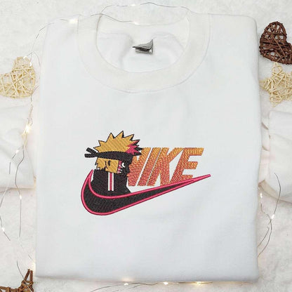 Uzumaki Naruto Anime Embroidered Shirt , Anime Embroidered T-shirt Sweatshirt Hoodie, Inspired Anime Movie, Best Gift for Anime Fans