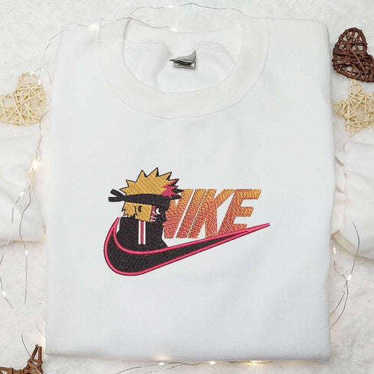 Uzumaki Naruto Anime Embroidered Shirt , Anime Embroidered T-shirt Sweatshirt Hoodie, Inspired Anime Movie, Best Gift for Anime Fans
