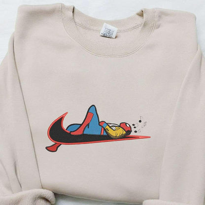 Swoosh x Spider_Man Movie Embroidered Shirt Marverl Comics Embroidered T shirt Best Gift Ideas for Family