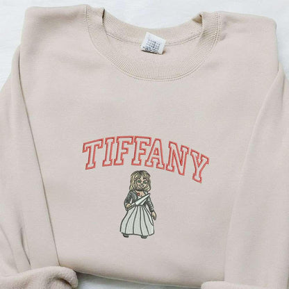 Tiffany Doll Embroidered Hoodie Chucky Horror Movie Embroidered Hoodie Best Gift Ideas