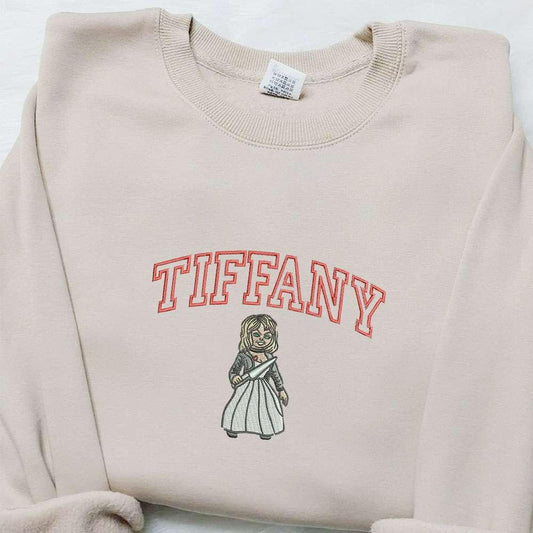 Tiffany Doll Embroidered Hoodie Chucky Horror Movie Embroidered Hoodie Best Gift Ideas