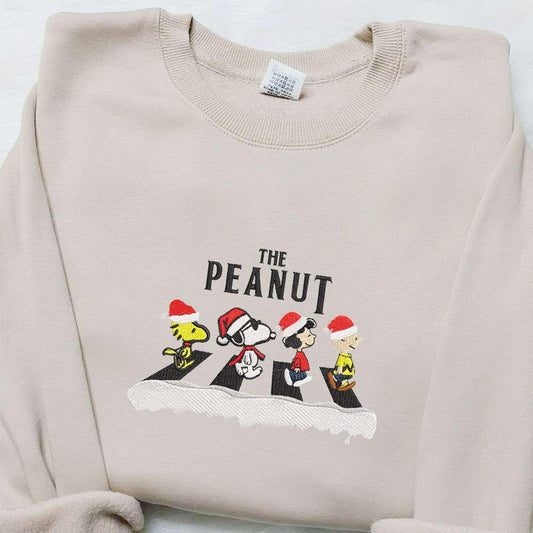 The Peanut The Beatles Christmas Embroidered Shirt Christmas Embroidered Hoodie Best Gifts For Family