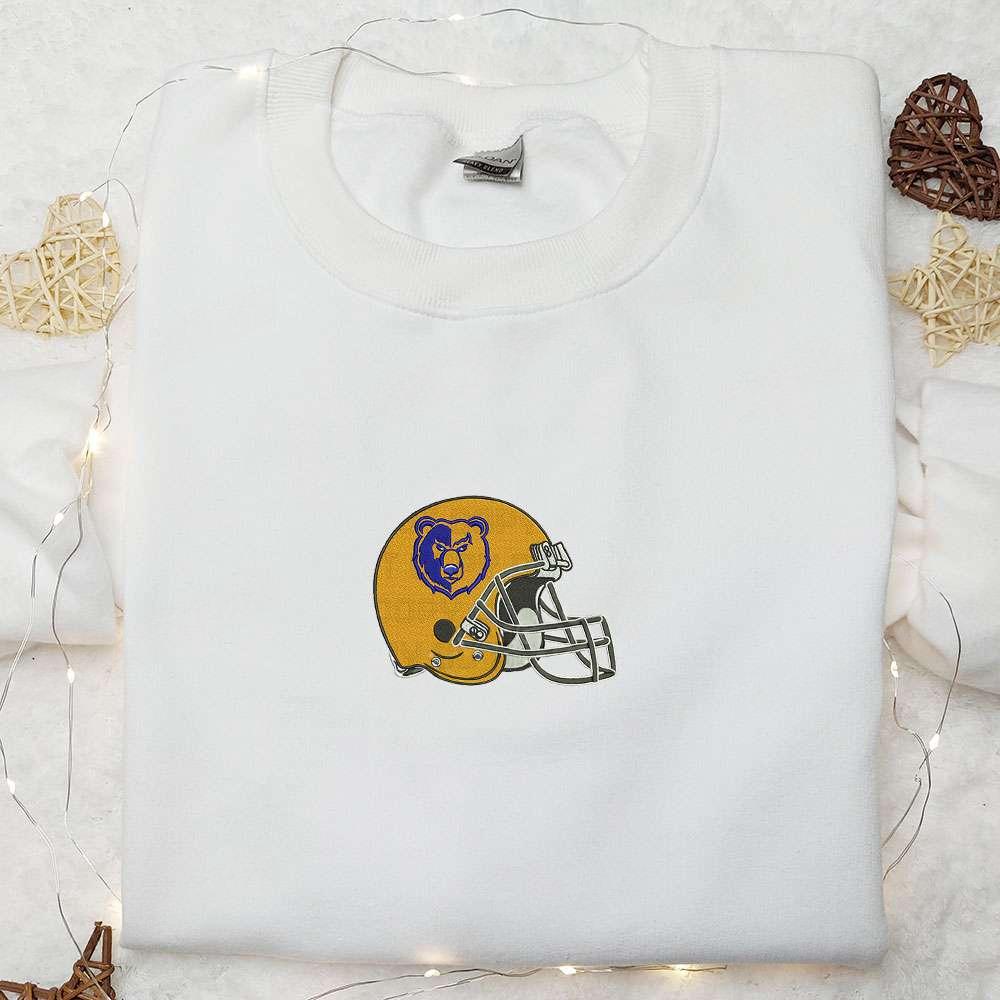California Golden Bears Helmet Embroidered Shirt NFL Sports Embroidered Hoodie Best Gift Idea