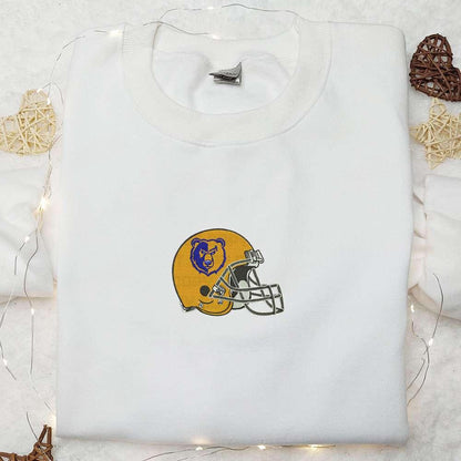 California Golden Bears Helmet Embroidered Shirt NFL Sports Embroidered Hoodie Best Gift Idea