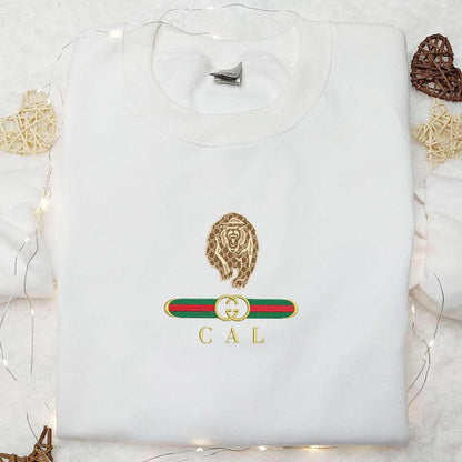 California Golden Bears x Gucci Embroidered Shirt NCAA Sports Embroidered Hoodie Best Gift Idea