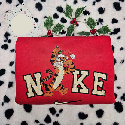 Tigger Christmas Disney Characters Embroidered Shirt, Best Christmas Gift Ideas For Family