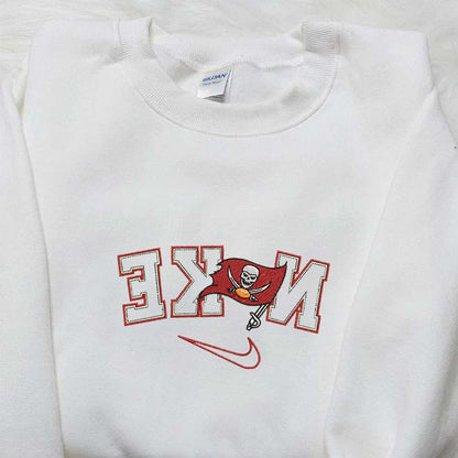 Tampa Bay Buccaneers x Nike Reverse Embroidered Shirt NFL Sports Embroidered Hoodie Best Fandom Gift Ideas