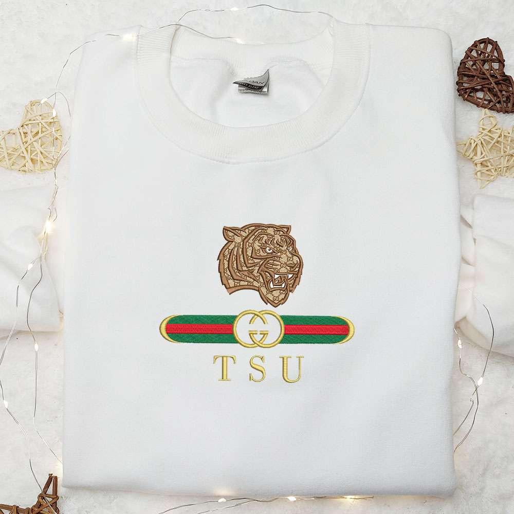 Tennesse State Tigers x Gucci Embroidered Shirt NCAA Sports Embroidered Hoodie Best Gift Idea