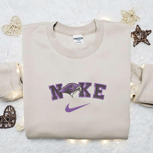 Stonehill Skyhawks x Nike Embroidered Shirt NCAA Sports Embroidered Hoodie Best Gift Idea