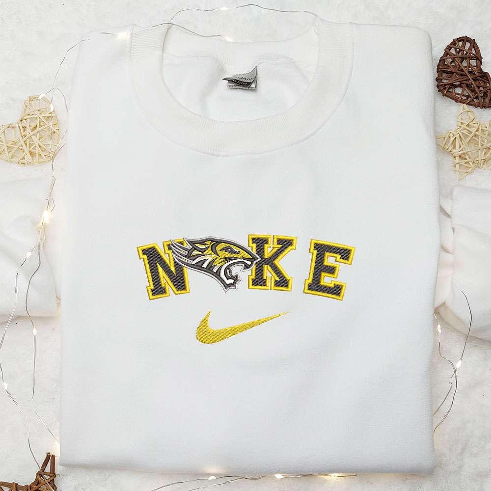 Towson Tigers x Nike Embroidered Shirt NCAA Sports Embroidered Hoodie Best Gift Idea