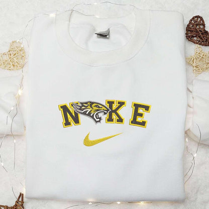Towson Tigers x Nike Embroidered Shirt NCAA Sports Embroidered Hoodie Best Gift Idea