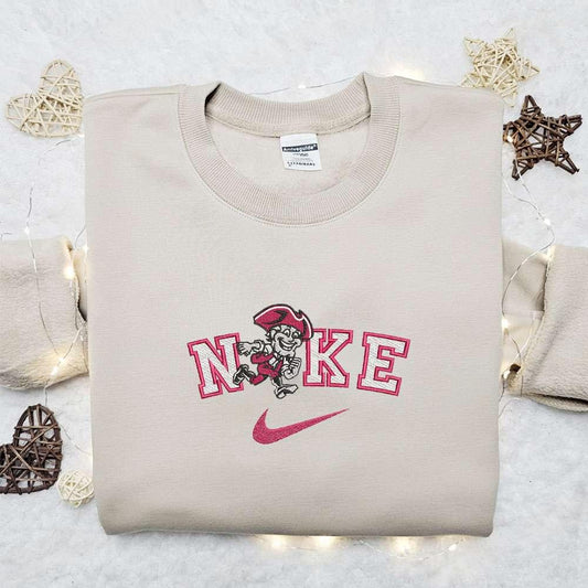 UMass Minutemen x Nike Embroidered Shirt NCAA Sports Embroidered Hoodie Best Gift Idea