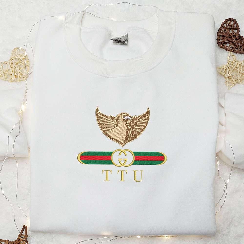 Tennesse Tech Golden Eagles x Gucci Embroidered Shirt NCAA Sports Embroidered Hoodie Best Gift Idea