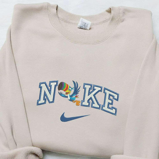Toucan Sam x Nike Cartoon Embroidered Shirt Disney Characters Embroidered T shirt Best Gift Ideas for Family
