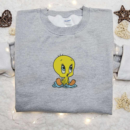 Tweety Bird Disney Characters Embroidered Shirt Inspired Movie Shirt Best Gift Idea For Family