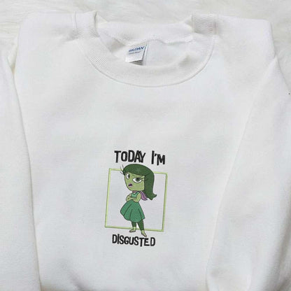 Today Im Disgust Inside Out Box Team Embroidered Shirt Inspired Movie Shirt Best Gift Idea For Family