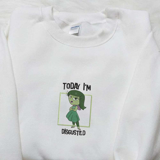 Today Im Disgust Inside Out Box Team Embroidered Shirt Inspired Movie Shirt Best Gift Idea For Family