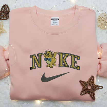 Toulouse x Nike Embroidered Shirt The Aristocats Embroidered Shirt Custom Nike Embroidered Shirt