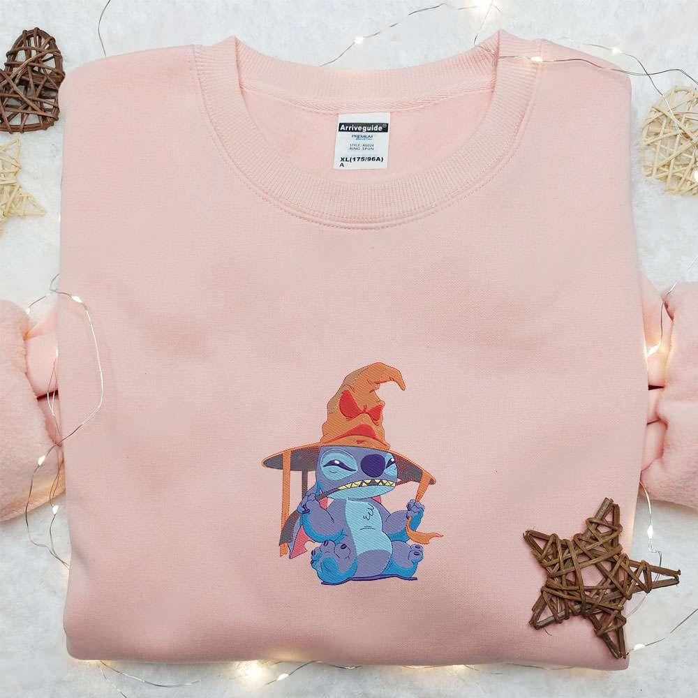 Stitch Hat Harry Potter Embroidered Hoodie Lilo And Stitch Disney Embroidered Hoodie Best Gift Ideas For Family