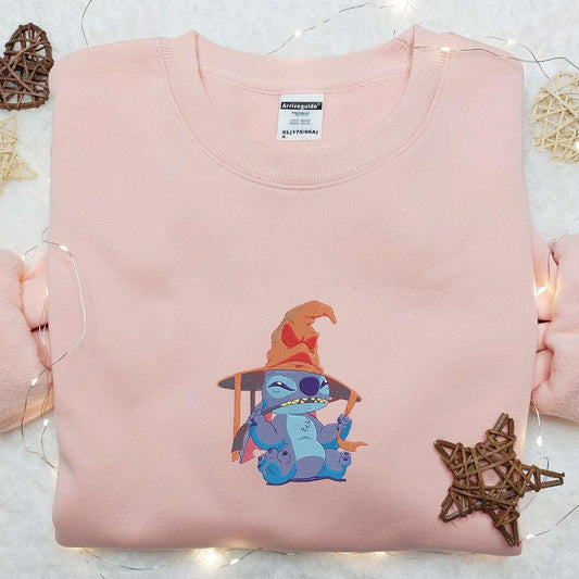 Stitch Hat Harry Potter Embroidered Hoodie Lilo And Stitch Disney Embroidered Hoodie Best Gift Ideas For Family