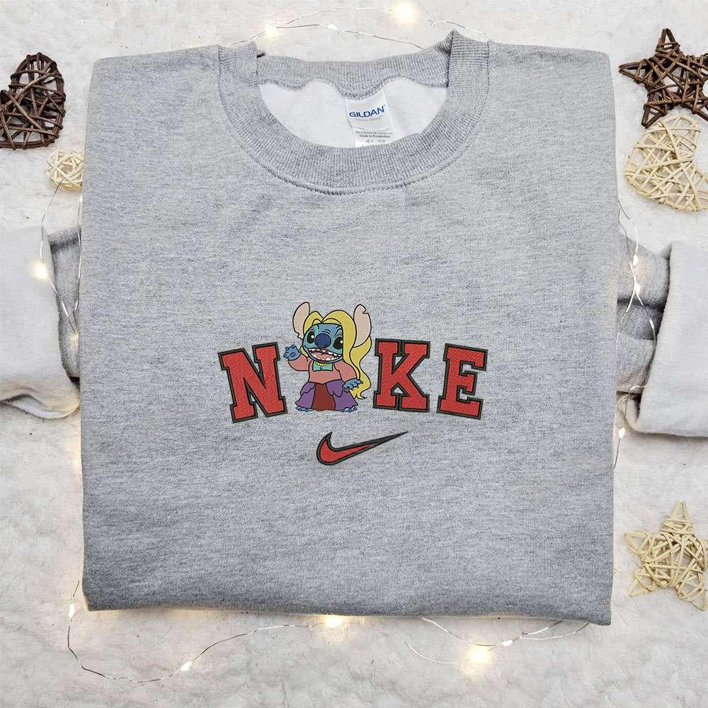 Stitch Sarah Sanderson Halloween x Nike Embroidered Sweatshirt Horror Movie Halloween Embroidered Shirt Best Halloween Gift Ideas