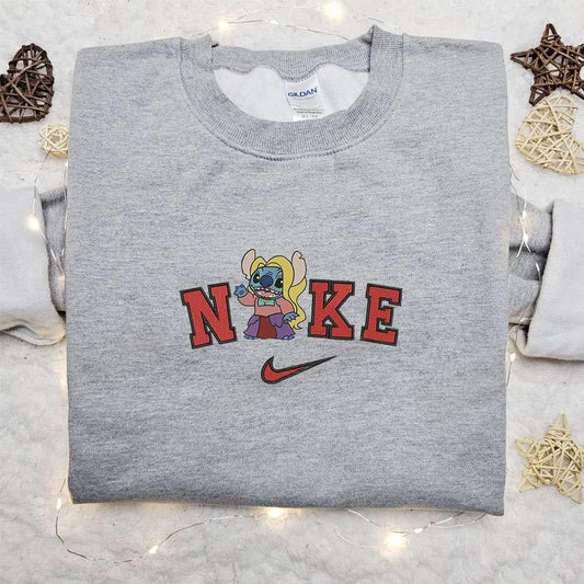 Stitch Sarah Sanderson Halloween x Nike Embroidered Sweatshirt Horror Movie Halloween Embroidered Shirt Best Halloween Gift Ideas