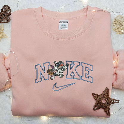 Stitch Mummy x Nike Embroidered Sweatshirt Nike Inspired Embroidered Shirt Best Halloween Gift Ideas