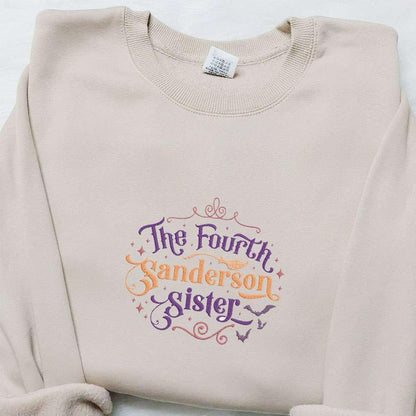 The Fourth Sanderson Sister Hocus Pocus Embroidered Shirt Halloween Embroidered Hoodie Best Halloween Gift Ideas